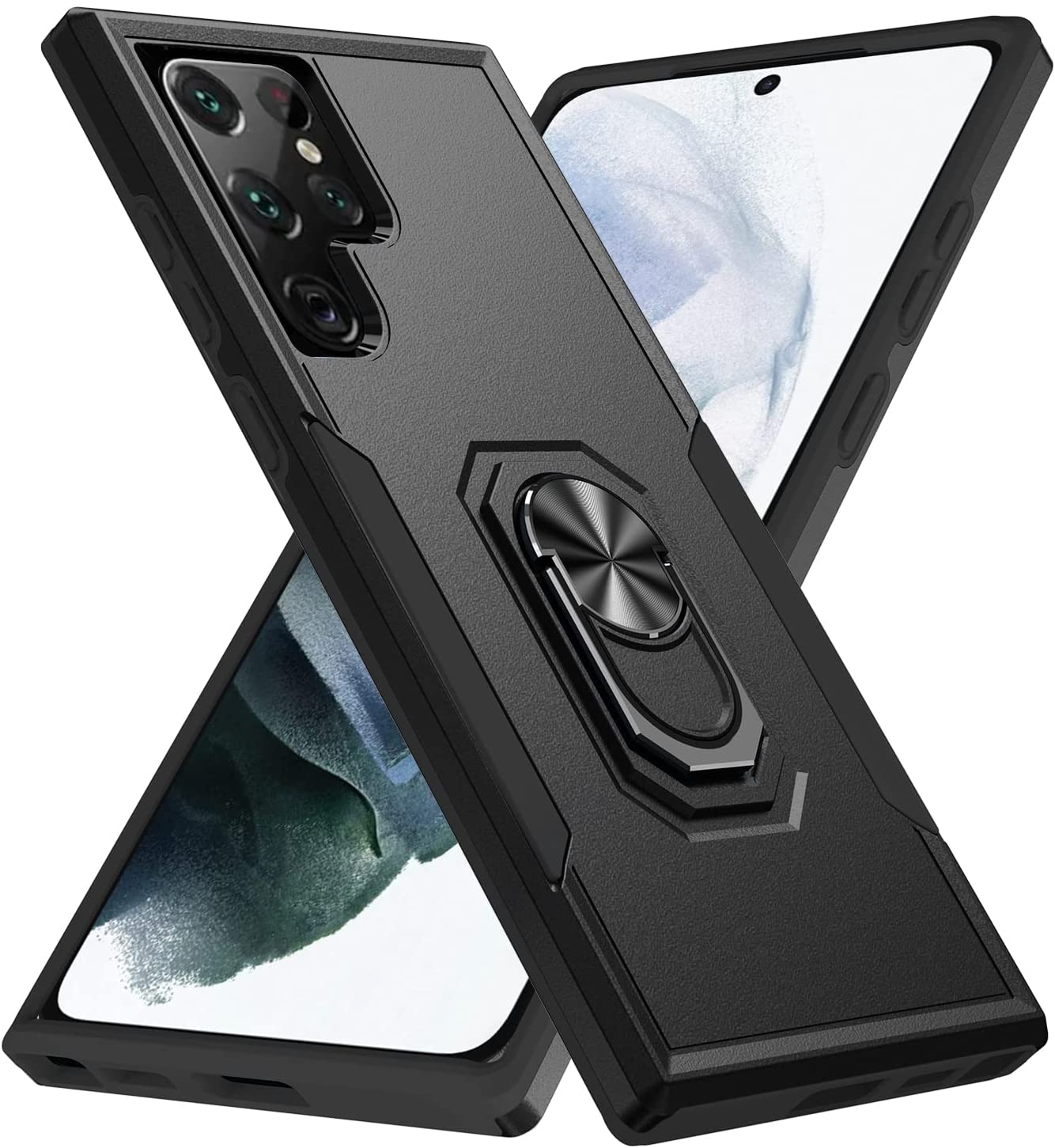 Heavy Duty Ring Case for Samsung Galaxy S23 Ultra Heavy Duty Ring Case for Samsung Galaxy S23 Ultra